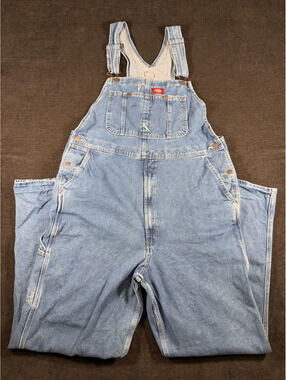 Dickies Denim Bib Overalls 38x34